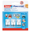 tesa Crochet Powerstrips WIRED HOOK SMALL, blanc