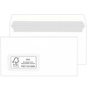 MAILmedia Enveloppe DIN long, autocollant, blanc