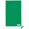MAUL Symbole magnétique flèche, 20 x 10 mm, vert