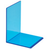 MAUL Serre-livres FLUO, en acrylique, bleu translucide