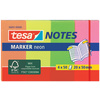 tesa Index repositionnable Marker, couleurs néons,50 x 20 mm
