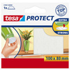 tesa Protect Patin en feutrine, 100 x 80 mm, marron