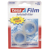 tesa Film Ruban adhésif, pack de 10, 15 mm x 33m,transparent