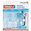 tesa Powerstrips Crochet adhésif pour verre, transparent