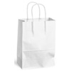 MAILmedia Sac en papier avec cordelette, 15,7 litres, blanc