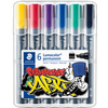 STAEDTLER Marqueur permanent 350 Lumocolor, étui de 6