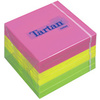 Tartan Bloc-notes repositionnable, 76 x 76 mm, assorti fluo - 24253