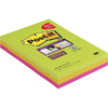 Post-it Bloc-note Super Sticky Notes, ligné, 101 x 152 mm