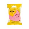 Post-it Bloc-note, 70 x 70 mm, forme de coeur, 3 couleurs