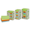 Post-it Bloc-note adhésif Recycling, 127 x 76 mm, 5 couleurs  - 27511