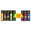 Post-it Marque-page Index mini, 11,9 x 43,2 mm, 5+3 gratuits