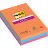 Post-it Bloc-note adhésif Super Sticky Notes, 101 x 152 mm  - 20175