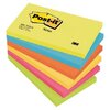 Post-it Bloc-note adhésif, 127 x 76 mm, Energetic Collection  - 23633