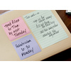 Post-it Bloc-note adhésif Recycling notes, 76x76 mm, assorti - 450428