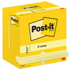 Post-it Bloc-note adhésif Z-Notes, 127 x 76 mm, jaune