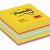 Post-it Bloc-note cube, 76 x 76 mm, assorti Light Energie