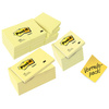 Post-it Bloc-note adhésif, 76 x 76 mm, jaune, 5+1 gratuit