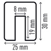 DURABLE Profilé de protection des bords E8R, longueur: 1 m