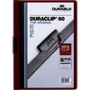DURABLE DURACLIP ORIGINAL 60 Chemises à pince, A4, aubergine
