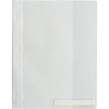 DURABLE Chemise à lamelle, format A4, en PVC, blanc