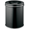 Corbeille à papier DURABLE SAFE, ronde, 15 litres, noir