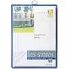djois by tarifold Porte brochures avec anse, A4, bleu