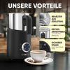 CLATRONIC Mousseur à lait MS 3812, inox/noir