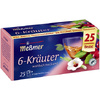 Meßmer Thé '6 herbes', parfumé, paquet de 25