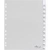 DURABLE Intercalaires en plastique, A4, PP, 12 pièces