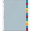 DURABLE Pochettes intercalaires, 12 touches, transparent, A4