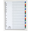 DURABLE Intercalaires en plastique, A4, PP, 20 touches
