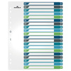 DURABLE Intercalaire en plastique, numérique, A4+