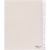 DURABLE Intercalaires en plastique, A4, 20 touches, transp.