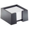 DURABLE Bloc mémo CUBO, bloc mémo élégant en plastique, noir