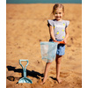 SCHILDKRÖT Kit de jouets de plage 2 en 1, rouge/bleu