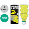 TALBOT torro Volant de badminton Tech350, moyen, jaune/bleu