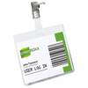 DURABLE Badge nominatif, fermé en haut, 90 x 60 mm