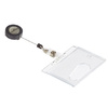 DURABLE Porte-badge, rigide, avec porte-carte, 85 x 54 mm - 49992