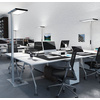 Hansa Lampadaire VITAWORK 12, argent métallique / noir