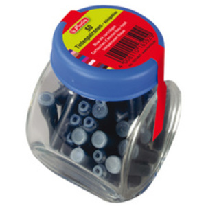 herlitz Cartouches d'encre dans un flacon, bleu royal