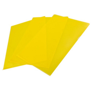 proOFFICE Pochette transparente, A4, PP, granuleux, jaune