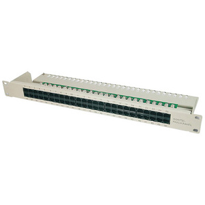 DIGITUS Panneau de brassage RNIS 19', CAT 3, 50 ports RJ45,