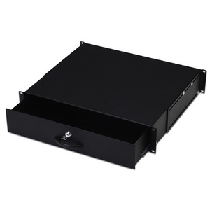 DIGITUS Tiroir à documents 19', 2 U, (RAL 7035), gris clair