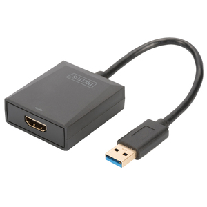 DIGITUS Adpatateur vidéo USB 3.0 - HDMI, noir
