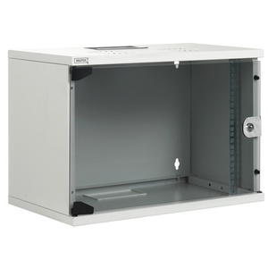 DIGITUS Coffret mural 19' SoHo, 9 U, démonté, gris