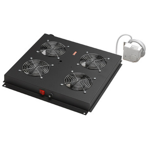 DIGITUS Unité de ventilation, 2 ventilateurs, gris clair