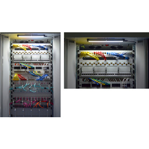 DIGITUS Eclairage LED pour baie 19', 2 modes de lumière