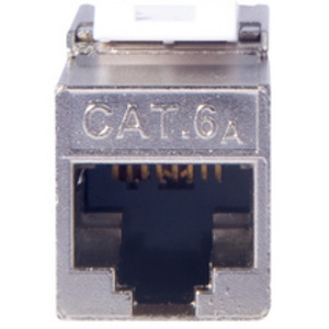 DIGITUS Module Keystone cat.6A, blindé, gris