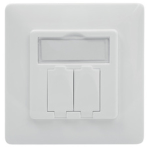 boîtier vide DIGITUS pour module Keystone, 2 compartiments