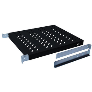 DIGITUS étagère 19', 1U, profondeur:350 mm, pour baies, noir